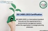 ISO 140012015 Certification