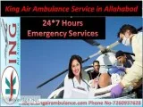 Hire life saving Air Ambulance Service in Allahabad