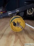 Alvey 550-C5 side casting reel and surf pole.
