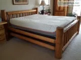 Cal-King log bed