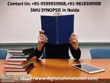 Where do you find SMU synopsis in Noida 0120-433-5876on web
