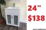 Modern bathroom vanity 138 and up