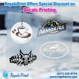 Simple and Best-Designed Colorful Decals Printing RegaloPrint