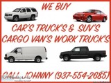 WE BUY CAR S TRUCK S SUV S and CARGO VAN S