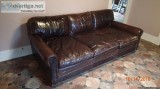 BEAUTIFULL LEATHER SOFA  and Solid entertainment center