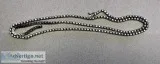 14 kt white gold diamond tennis necklace
