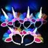 6 light up unicorn hats for sale