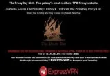 New Pirate Bay TPB Proxy List