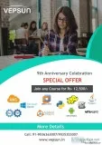 Vepsun Technologies 9th Anniversary Offers any course  Rs 12500-