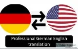 USCIS CERTIFIED GERMAN-ENGLISH TRANSLATION SERVICES