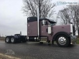 1997 Peterbilt 379 EXHD ELD Exempt Semi Tractor With Trailer