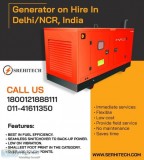 Generator on Hire In DelhiNCR India