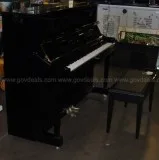 Piano- Upright Ebony Finish w Bench