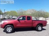 2005 Toyota Tacoma Red Pickup Truck