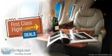 Grab First class flight deals at reasonable prices