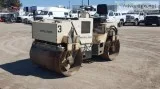INGERSOLL RAND DD24 VIBRATORY TANDEM SMOOTH DRUM ROLLER