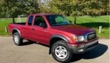 2004 Toyota Tacoma Red Pickup Truck 66950 Miles