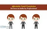 Affordable Tamil Translation Services in India by Professional