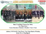 Best NDA Coaching in Chandigarh