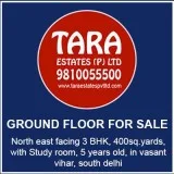 Ground Floor for sale in Vasant Vihar South Delhi
