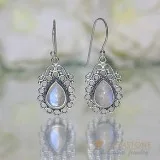 Moonstone Earring - ORNAMENTED APOLLO - GSJ