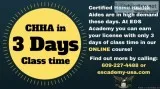 Online Home Health Aide Class.