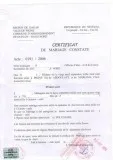 USCIS CERTIFIED FRENCH TRANSLATIONS OF MARRIAGE CERTIFICATES