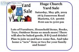Huge Church Yard Sale