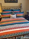 Queen Bed with mattress and box spring