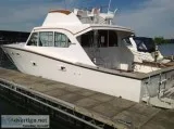 1976 42  POST FLYBRIDGE SPORT FISHER