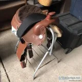 western wintec saddle-light weight with new girth