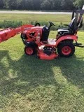 2018 Kubota tractor with loader and 60&quot belly mower
