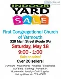 Indoor Yard Sale Saturday May 18 - 9 am-1pm