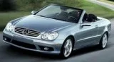 2004 MERCEDES-BENZ CLK500 Ice Blue Ash Leather Convertible