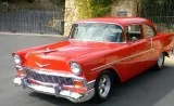 Red Energy 1956 Chevrolet Bel Air1 Sedan Classic Car