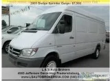 2005 DODGE SPRINTER CARGO VAN 2500 HIGH ROOF