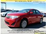 2012 TOYOTA CAMRY L 4CYLSEDANNI CE AND CLEAN