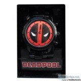 Deadpool Logo Dial Gunmetal Bracelet Watch
