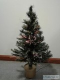 FIBER OPTIC DESK TABLE TOP CHRISTMAS TREE