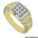 Diamond gents rings