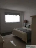 Queen size bed with steel frame