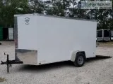 6 x 12 Enclosed Cargo Trailer WV-nose - 73568