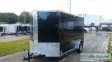6 x 12 Midnight Black Enclosed Cargo Trailer - CA051