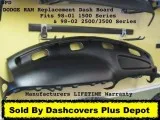 98-02 Replacement Dash Top Fits 98-02 Dodge Ram Pick Up