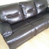 Leather sofa and love seat wpwr recliners