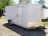 7x14 SINGLE AXLE Enclosed Trailer