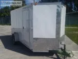 6x14 Enclosed SA Trailer wRamp