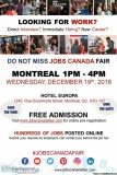 Montreal Job Fair &ndash December 19th 2018