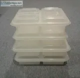 STACKABLE 3 COMPARTMENT MEAL PREP STORAGE CONTAINERS-4