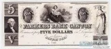 1800s Obsolete Money &quotCanton Ohio&quot 5.00